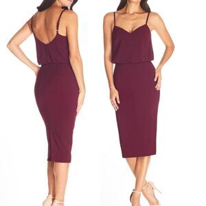 DRESS THE POPULATION Womens Size Large Alondra Dress